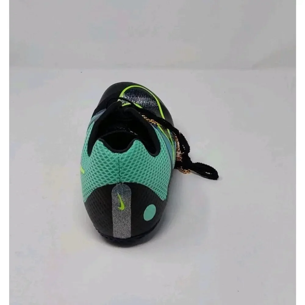 Nike Zoom Rival Sprint Track Spikes Black Green Blue Sz 7 Women/5.5 Men - Picture 9 of 16